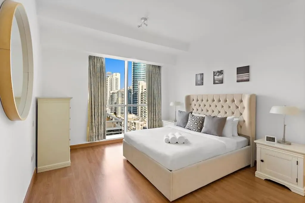 Marina View With Pool, Gym, Tennis Court, 5 Mins To Beach Dubai Apartment