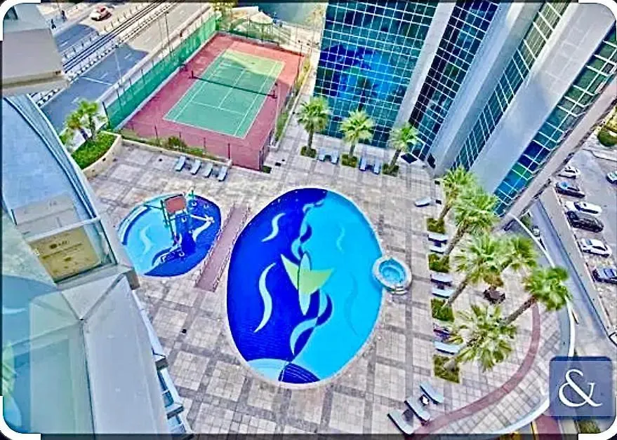 Apartment Marina View With Pool, Gym, Tennis Court, 5 Mins To Beach Dubai