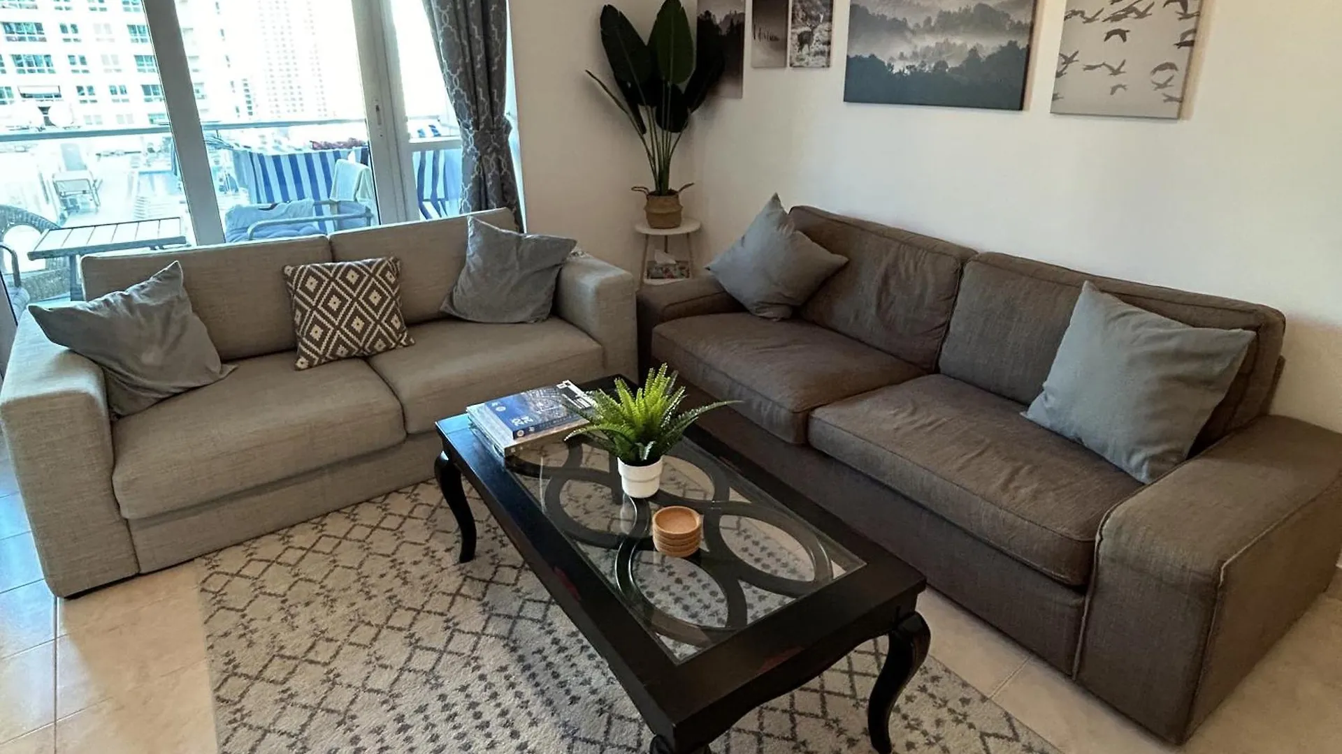 Apartment Marina View With Pool, Gym, Tennis Court, 5 Mins To Beach Dubai